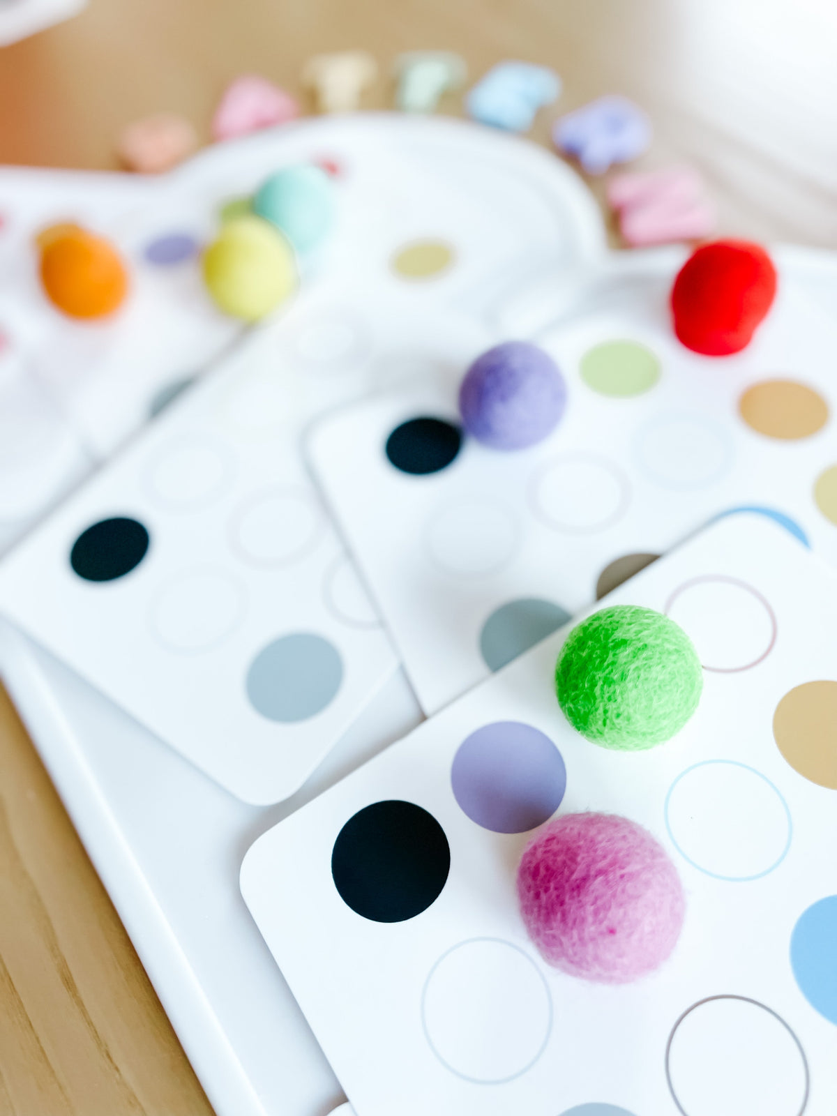 Grid Pattern Ball Flashcards - The Baby Penguin