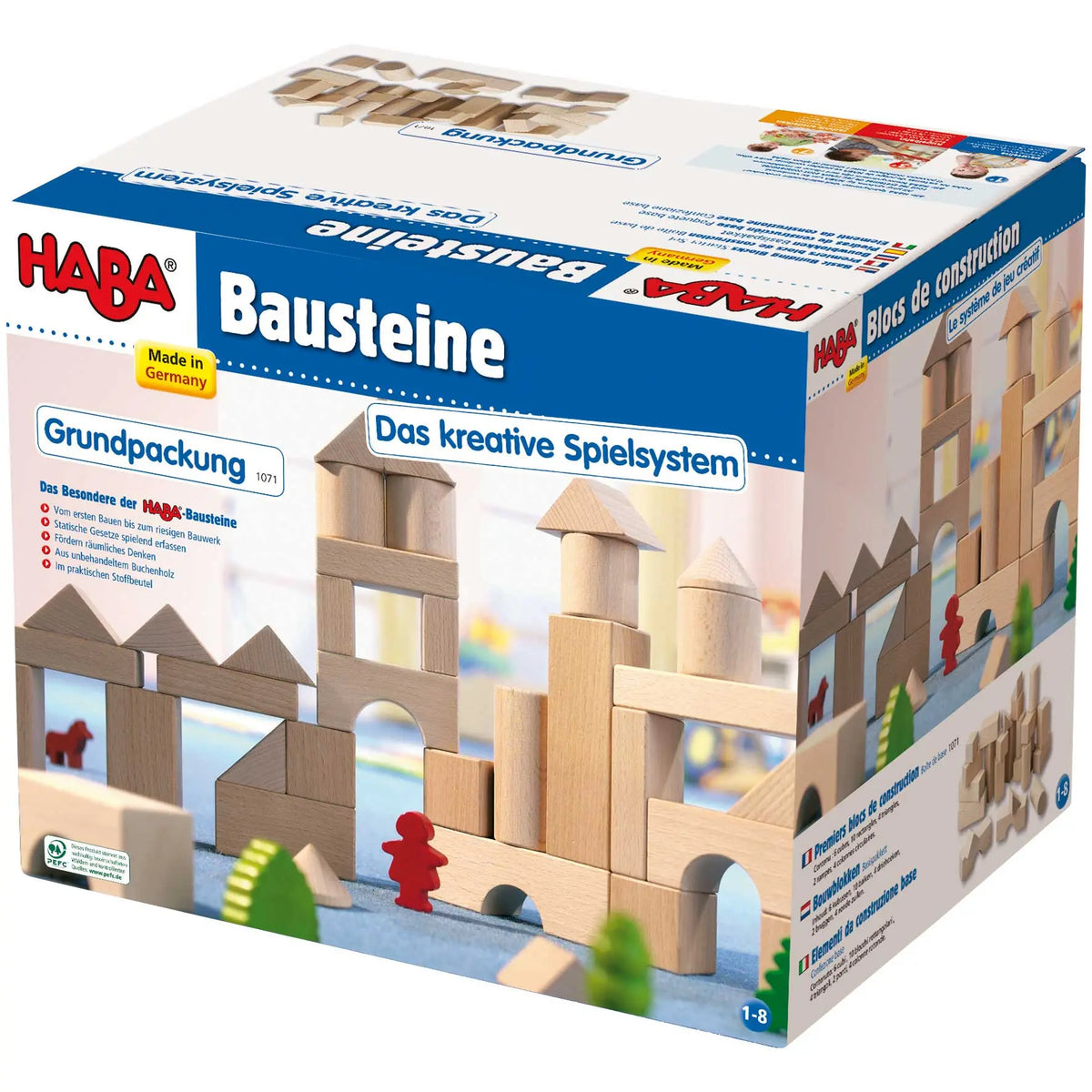  Basic Building Blocks 26 Piece Starter Set HABA USA Architectural Blocks