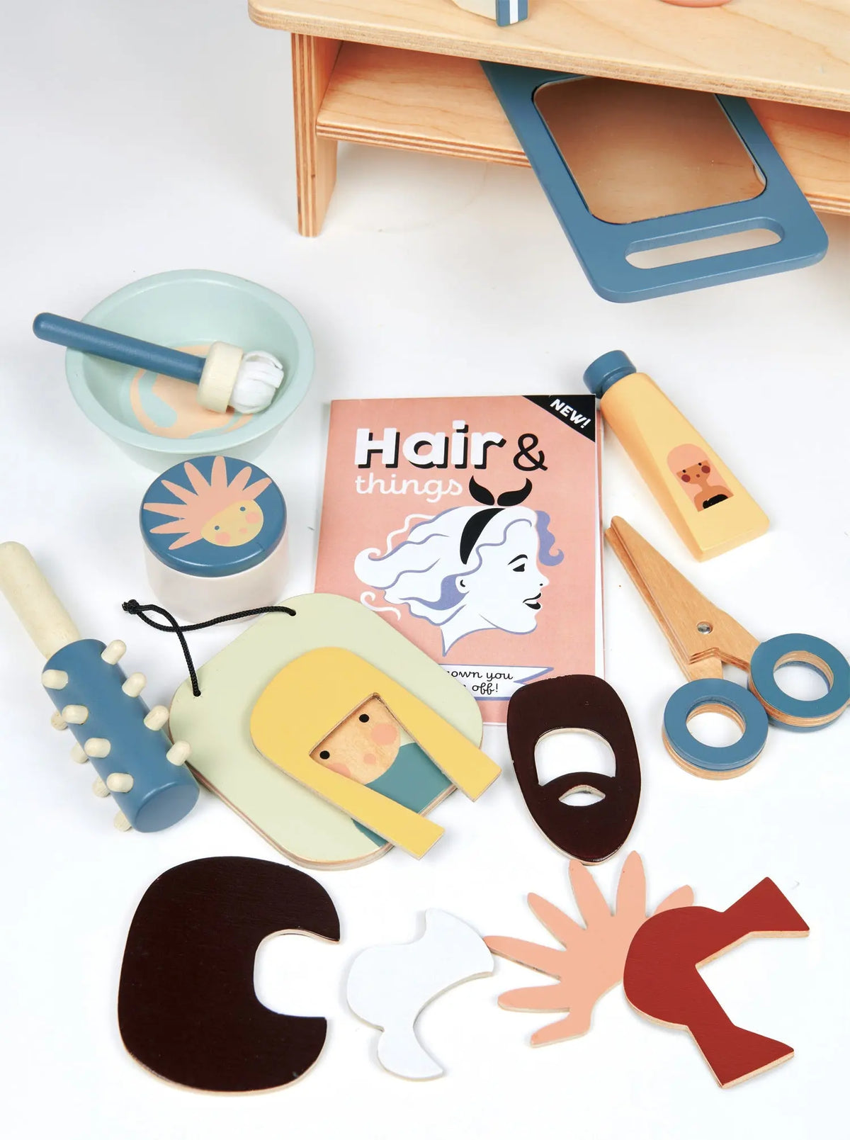 Tender Leaf Hair Salon Pretend Styling Play Set