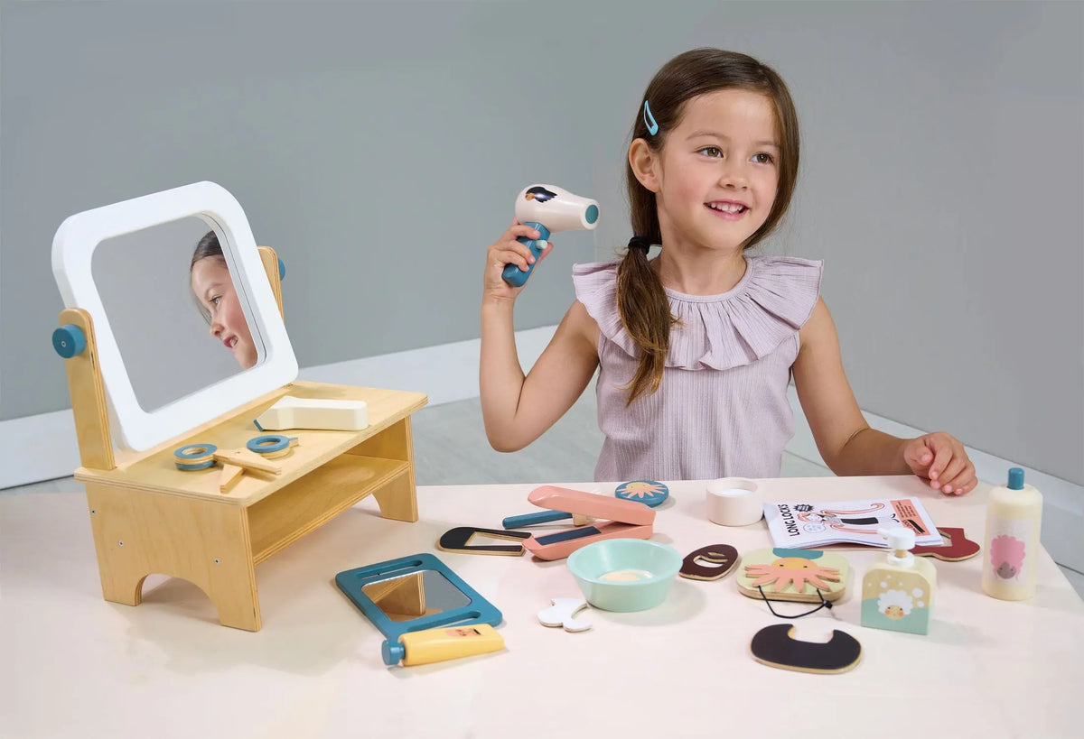 Tender Leaf Hair Salon Pretend Styling Play Set