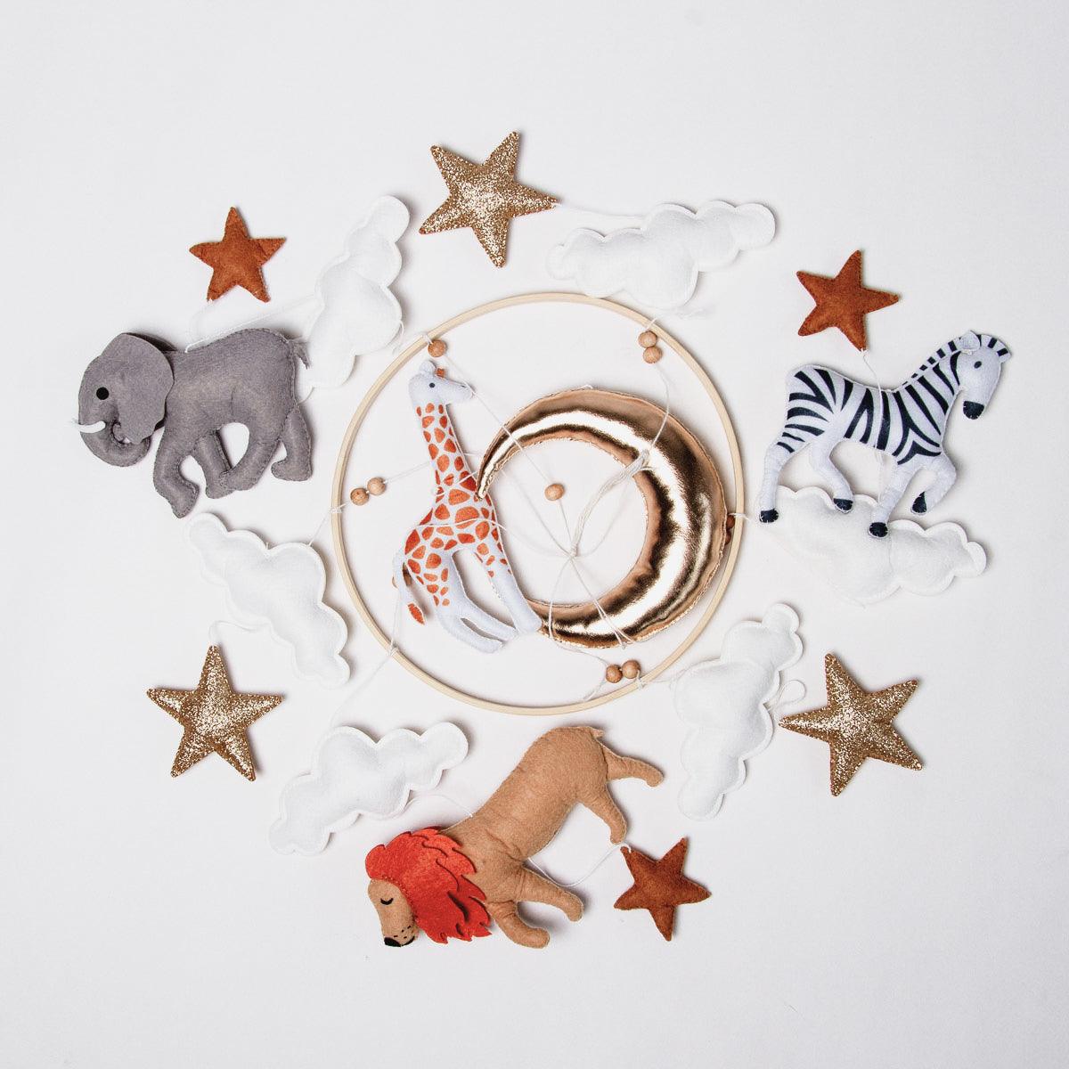 Handmade Baby Mobile |  Safari - The Baby Penguin
