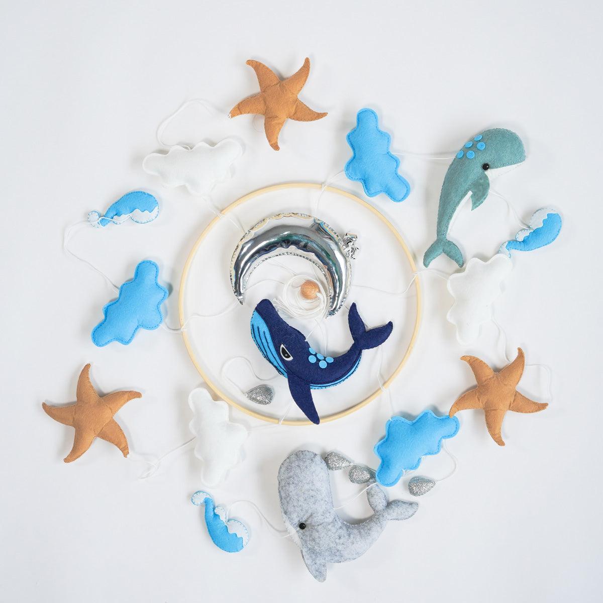 Handmade Baby Mobile |  Under the Sea - The Baby Penguin