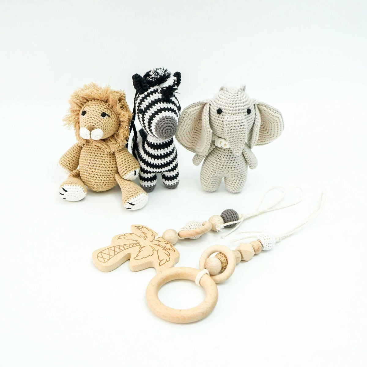 Handmade Crochet Toys for Baby Gym | Safari - The Baby Penguin