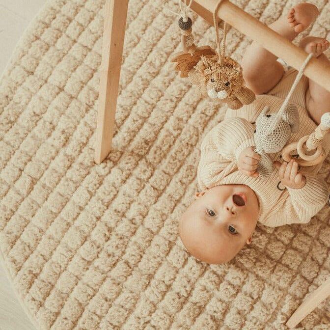 Handmade Crochet Toys for Baby Gym | Safari - The Baby Penguin