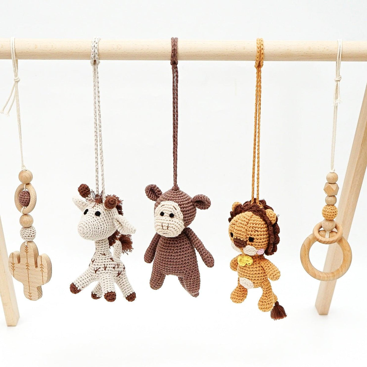 Handmade Crochet Toys for Baby Gym | Savanna Friends - The Baby Penguin