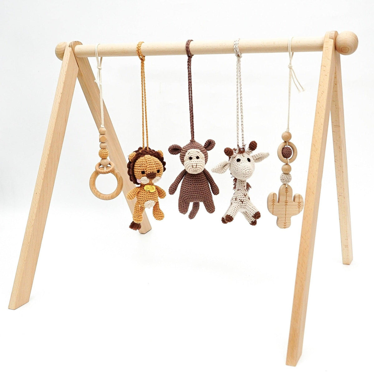 Handmade Crochet Toys for Baby Gym | Savanna Friends - The Baby Penguin