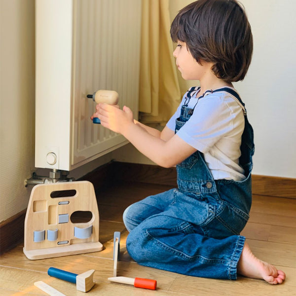 Handy Carpenter Set - Top Sustainable Toy - PlanToys USA - The Baby Penguin