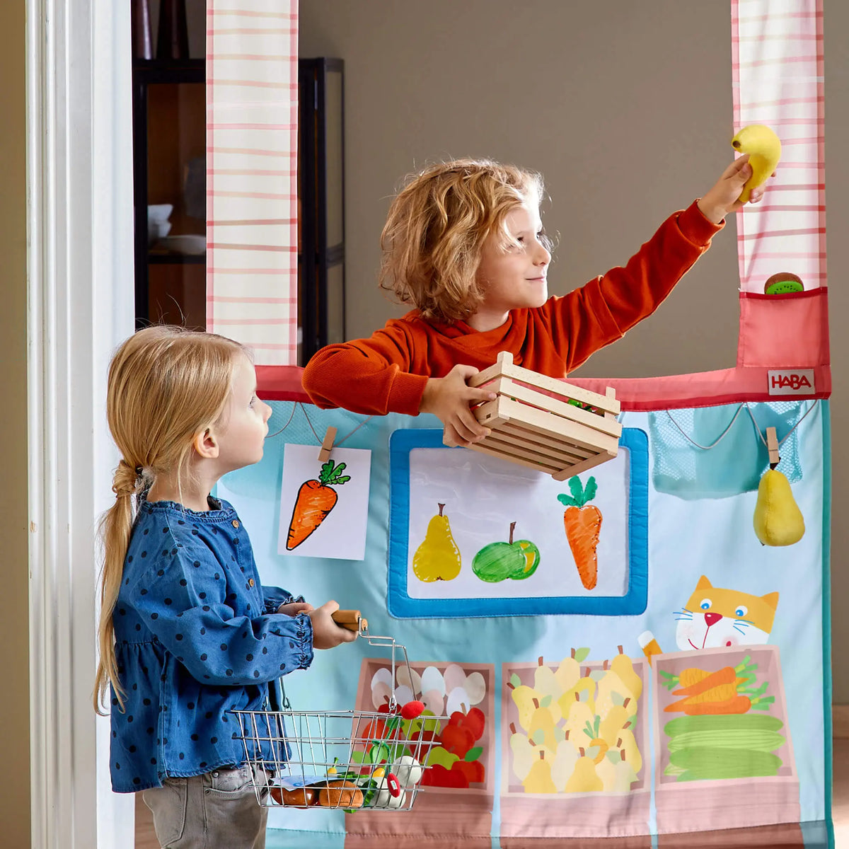 Hanging Doorway Play Store | Play Food | The Baby Penguin