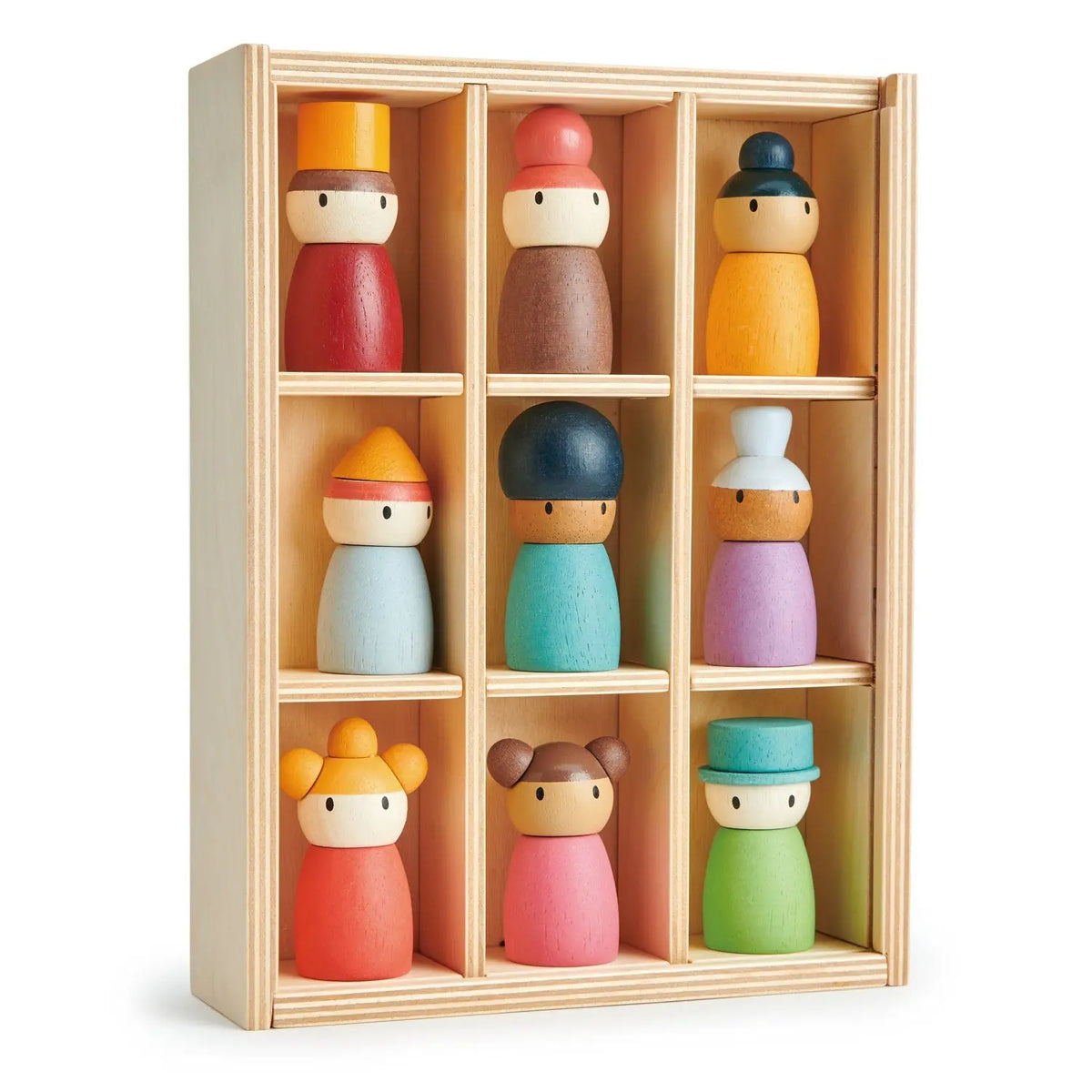 Tender Leaf Happy Folk Hotel Wooden People Set