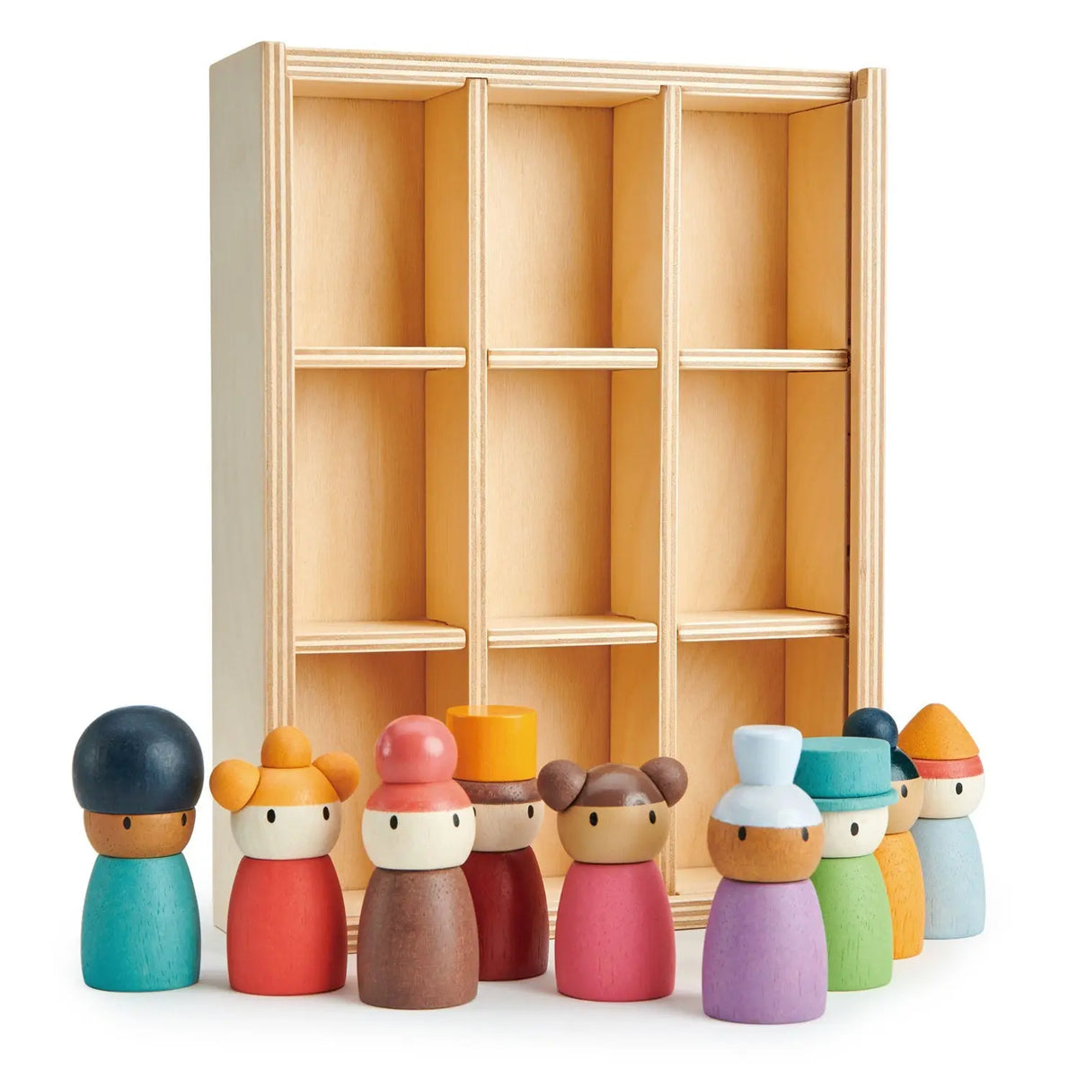 Tender Leaf Happy Folk Hotel Wooden People Set