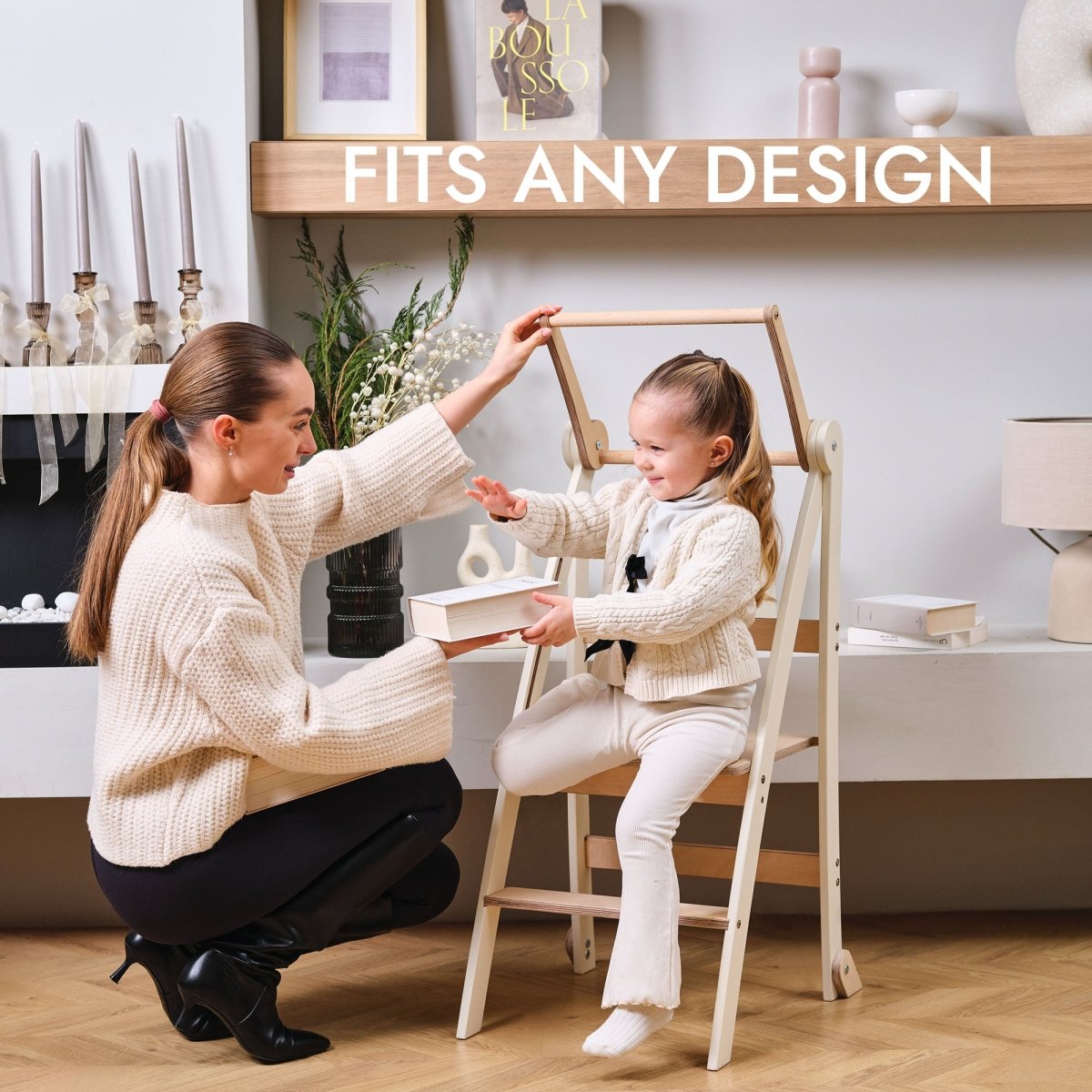 Helper Tower: A Multi-functional Foldable Step Stool for Kids - The Baby Penguin