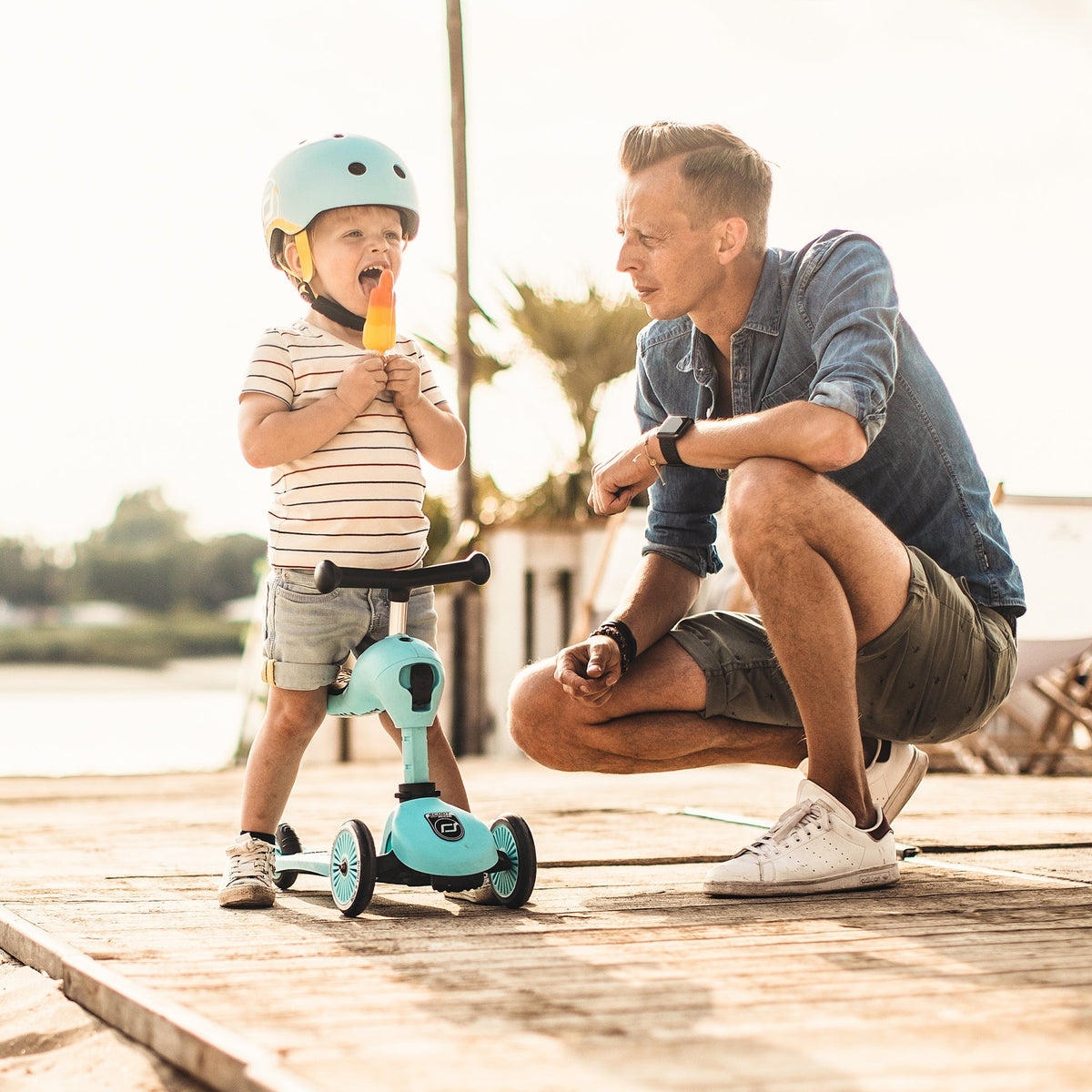 HighwayKick 1 Scooter and Ride On Toy Blueberry - The Baby Penguin