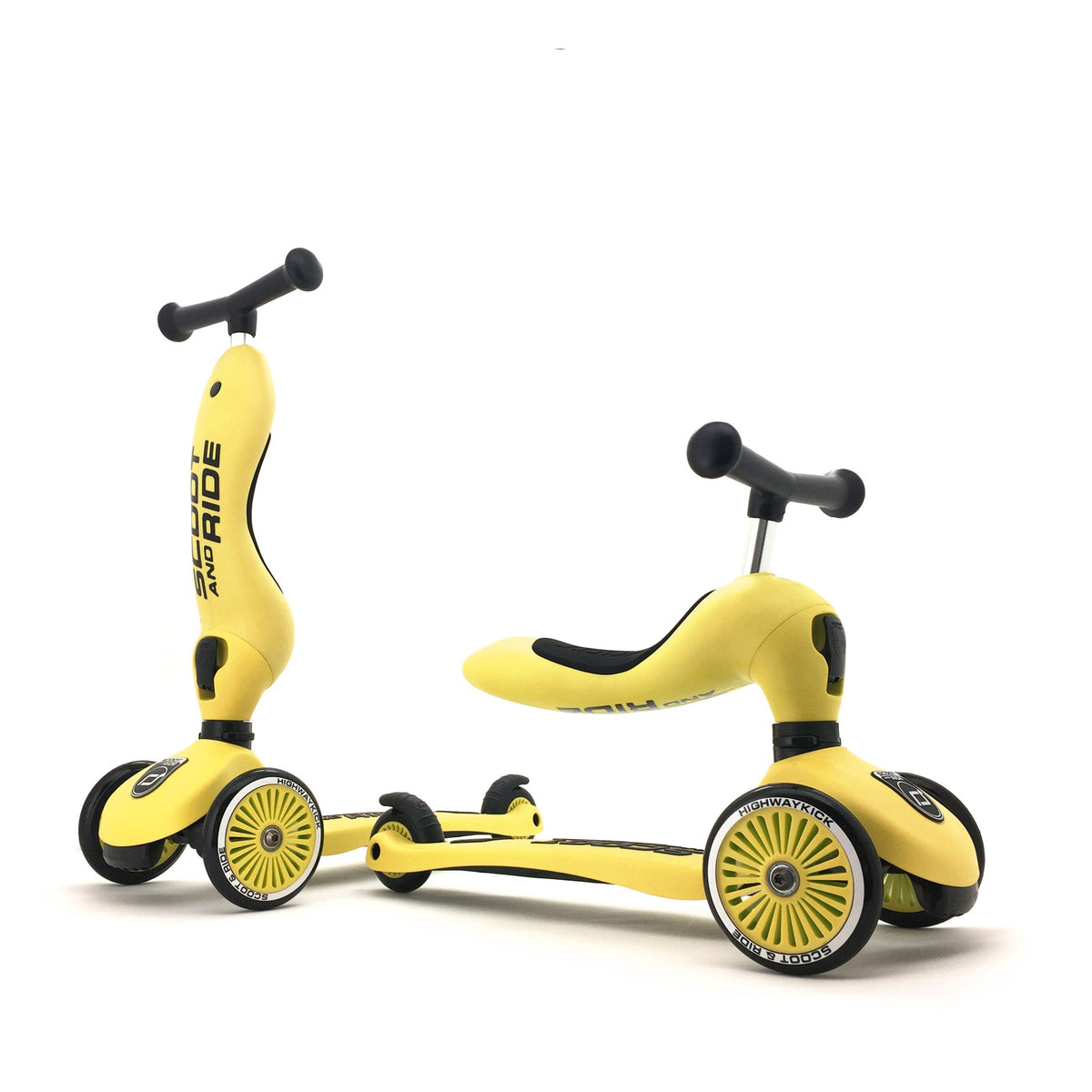 HighwayKick 1 Scooter and Ride On Toy Lemon - The Baby Penguin