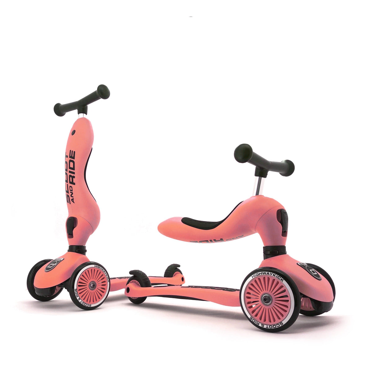 HighwayKick 1 Scooter and Ride On Toy Peach - The Baby Penguin
