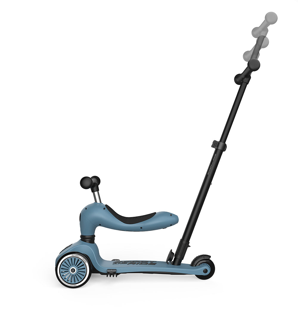Highwaykick 1 Push and Go Steel - The Baby Penguin