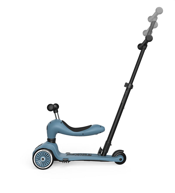 Highwaykick 1 Push and Go Steel - The Baby Penguin
