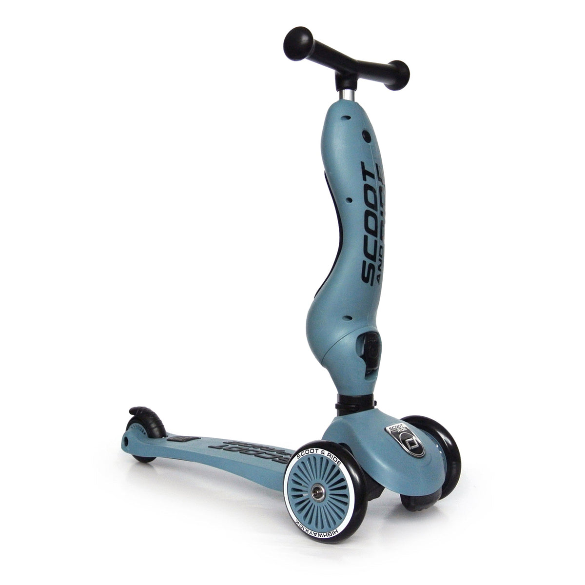 Highwaykick 1 Scooter and Ride On Toy Steel - The Baby Penguin