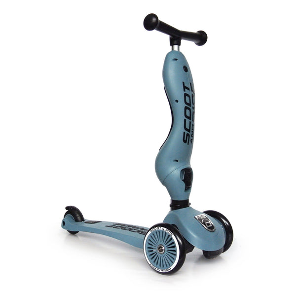 Highwaykick 1 Scooter and Ride On Toy Steel - The Baby Penguin
