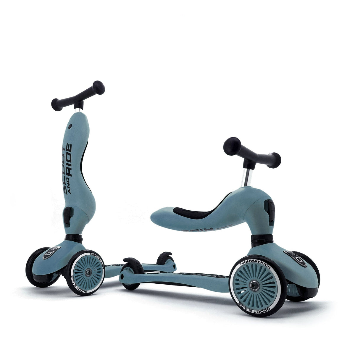 Highwaykick 1 Scooter and Ride On Toy Steel - The Baby Penguin