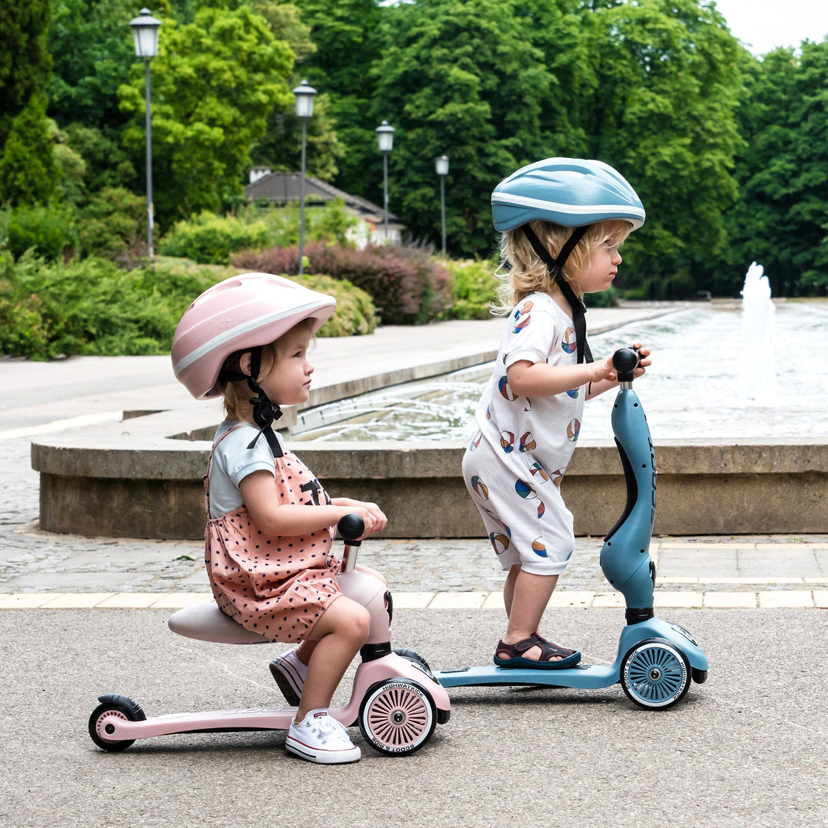 Highwaykick 1 Scooter and Ride On Toy Steel - The Baby Penguin