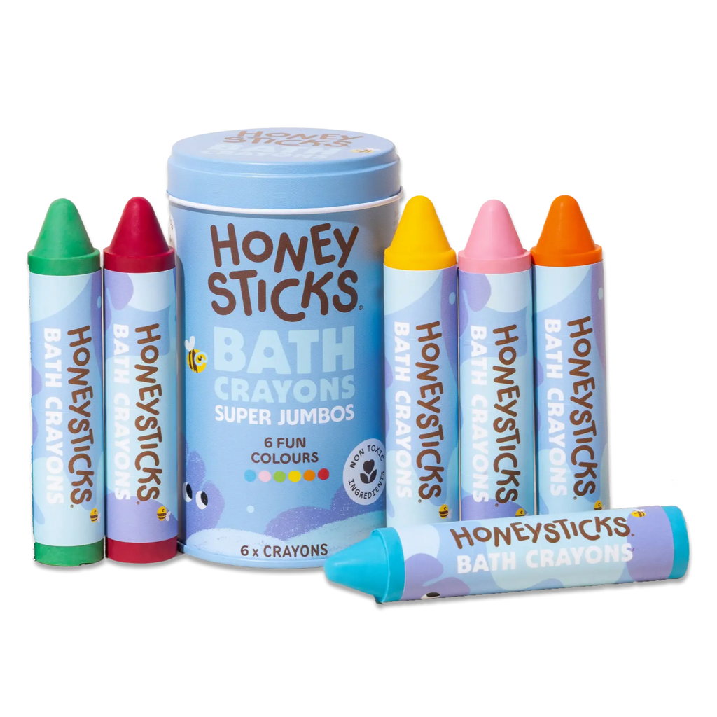 Honeysticks Bath Crayons Super Jumbos 6pk - The Baby Penguin