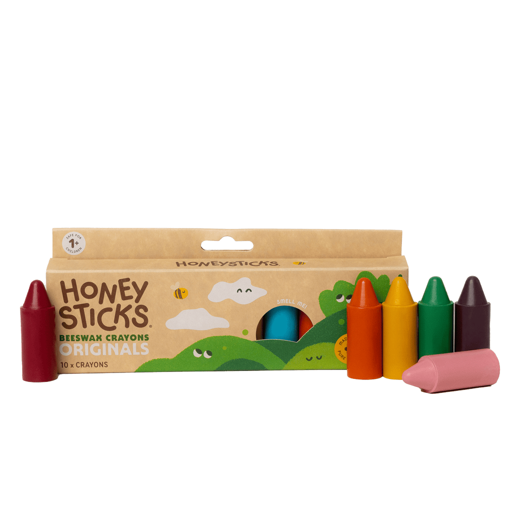Honeysticks Beeswax Crayons Originals 10pk - The Baby Penguin