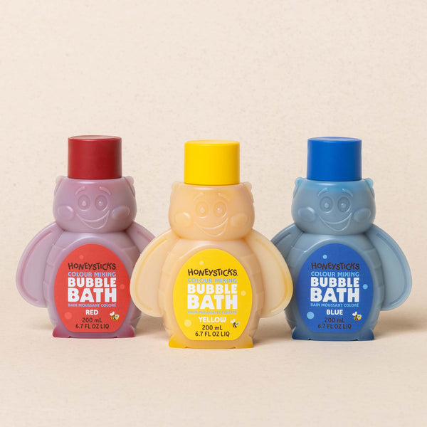 Honeysticks Bubble Bath Color Mixing 3pk 200ml - The Baby Penguin