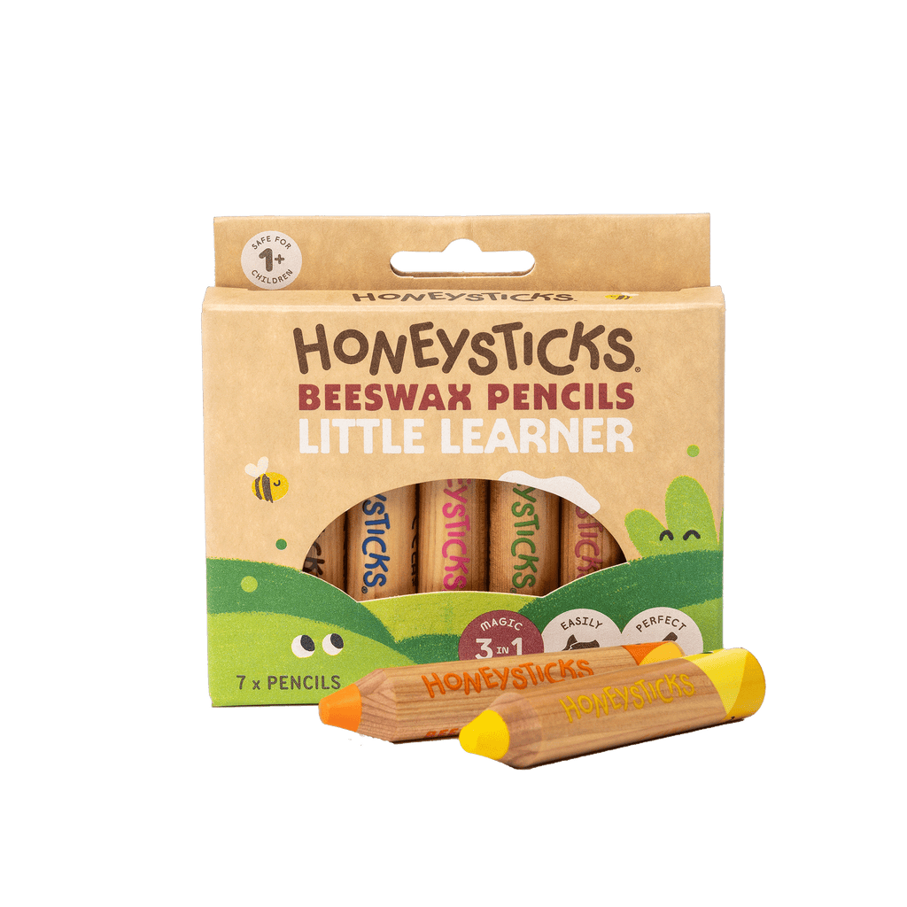 Honeysticks Magic 3-in-1 Beeswax Pencils Little Learners 7pk - The Baby Penguin