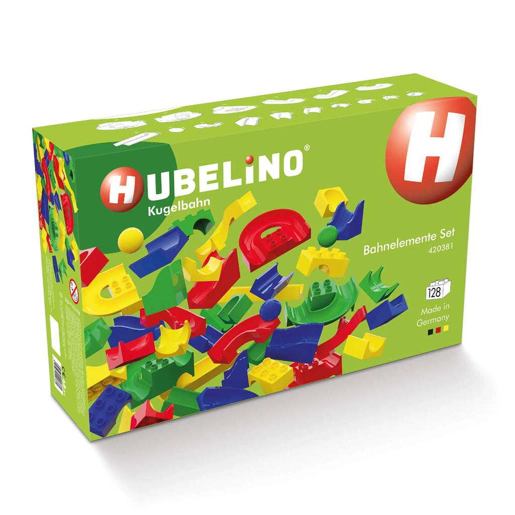  Hubelino 128-Piece Run Elements Set HABA USA Marble Run