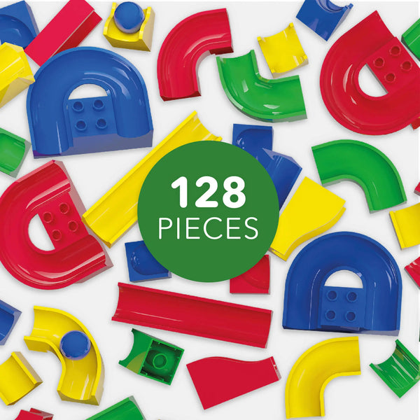  Hubelino 128-Piece Run Elements Set HABA USA Marble Run