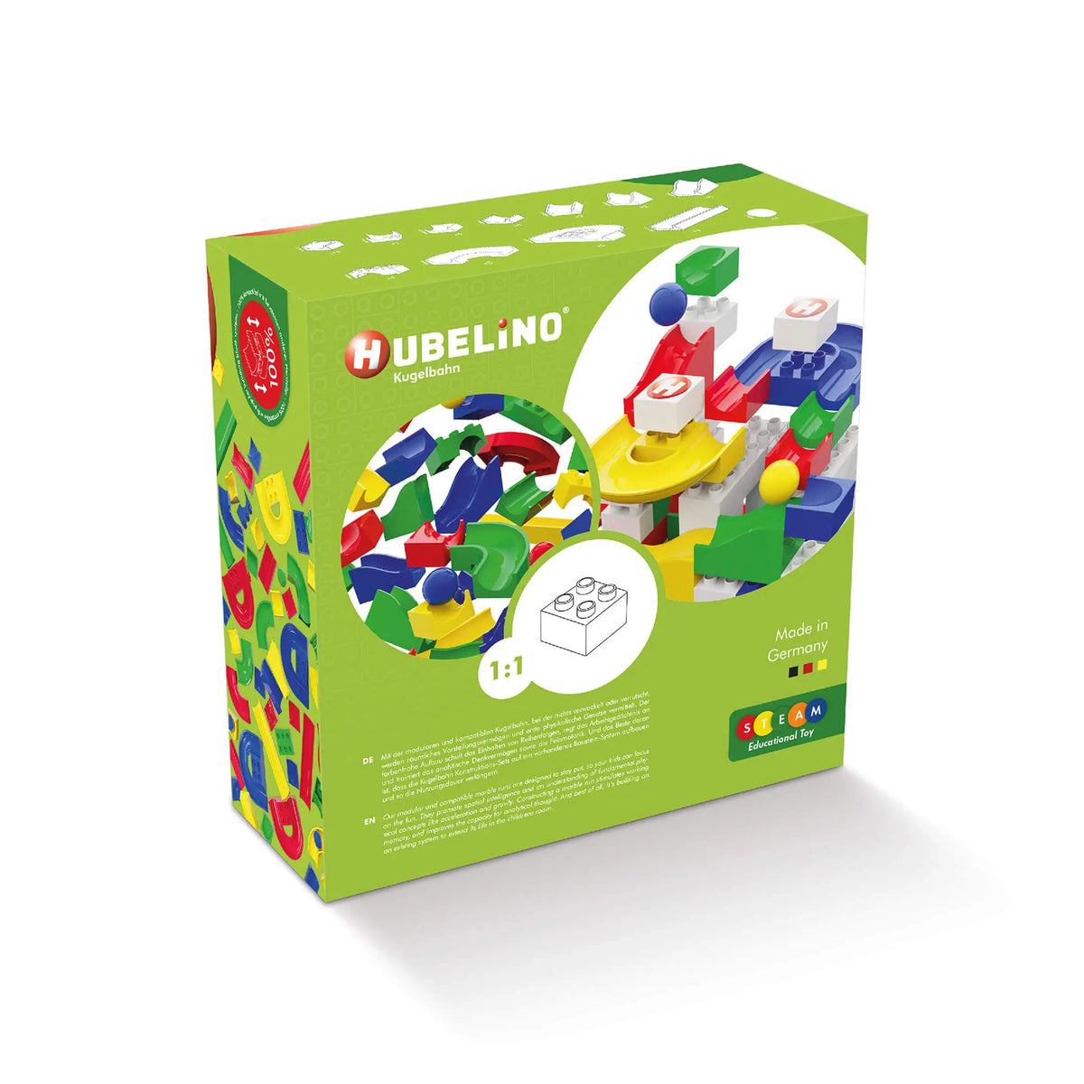  Hubelino 55-Piece Run Elements Set HABA USA Marble Run