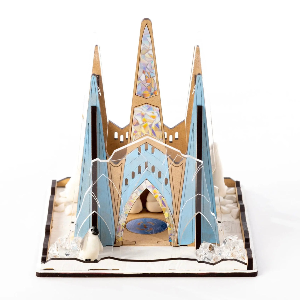 ICE CASTLE Architectural Model Making Kit | Model Building Kit | The Baby Penguin