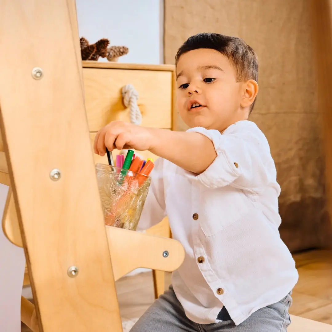 Indoor Playground for Children - 7in1 Playground + Swings Set + Slide Board + Art Set - The Baby Penguin
