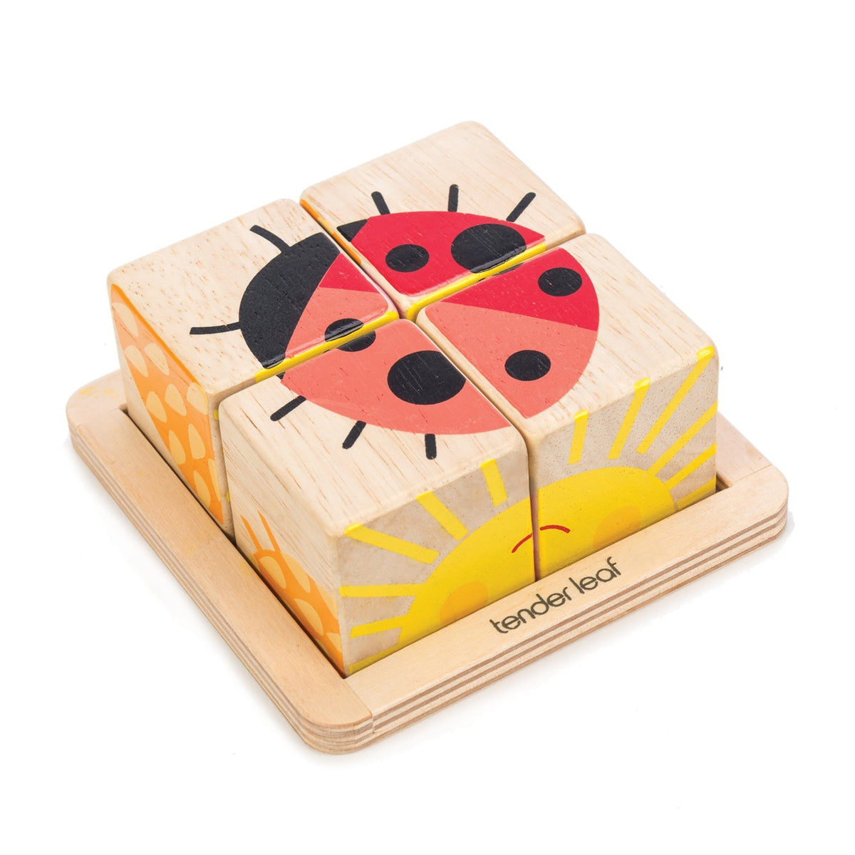 Tender Leaf Toddler Wooden Blocks and Stacker Collection