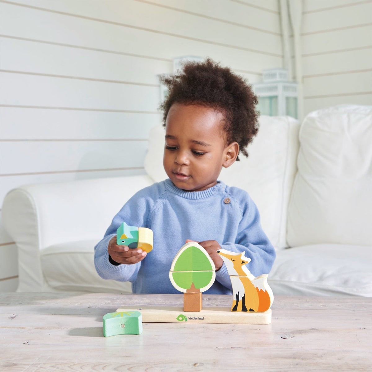 Tender Leaf Toddler Wooden Blocks and Stacker Collection