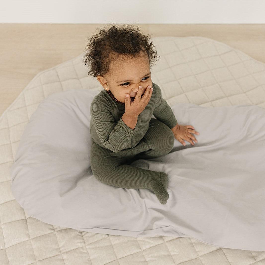 Infant Lounger Covers - Stone - The Baby Penguin