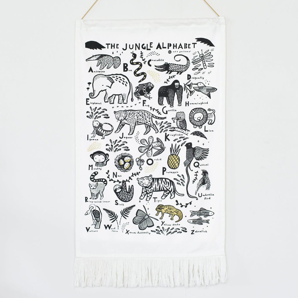 Jungle Alphabet Tapestry - The Baby Penguin