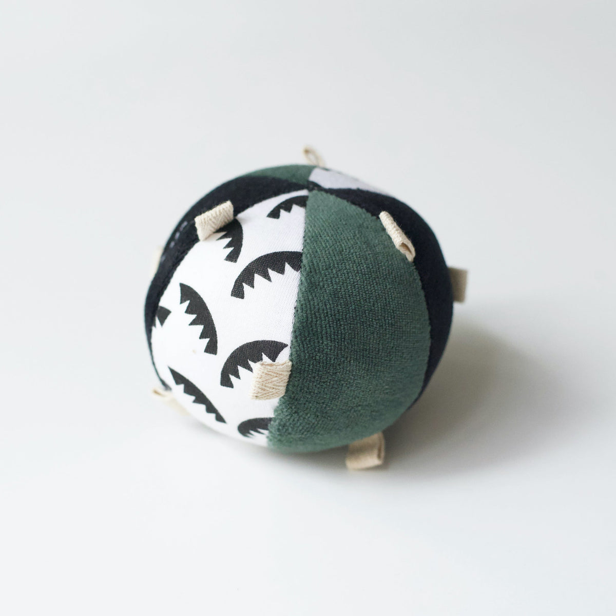 Jungle Leaves Clutch and Taggy Ball Bundle - The Baby Penguin