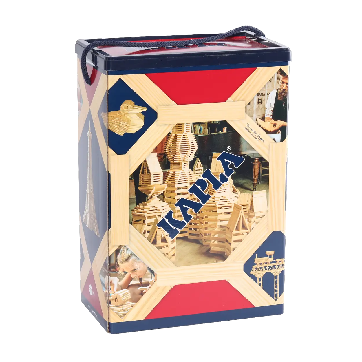 トップス Kapital multi border kanoko box poro KAPLA Natural 200 Planks Box | Made in Europe – The Baby Penguin