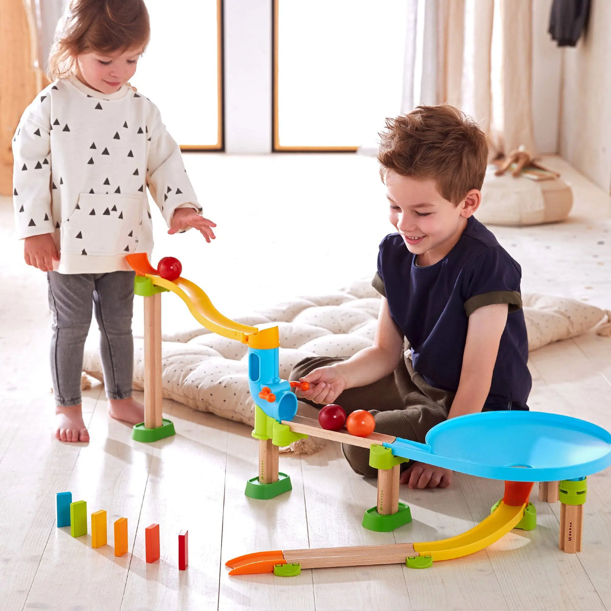  Kullerbu Traffic Jam Ball Track Set HABA USA Kullerbu Sets