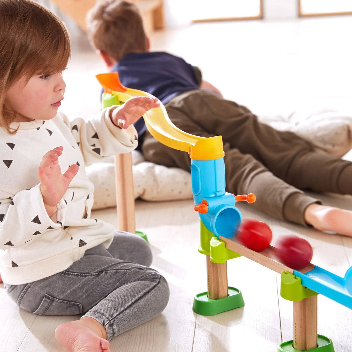  Kullerbu Traffic Jam Ball Track Set HABA USA Kullerbu Sets