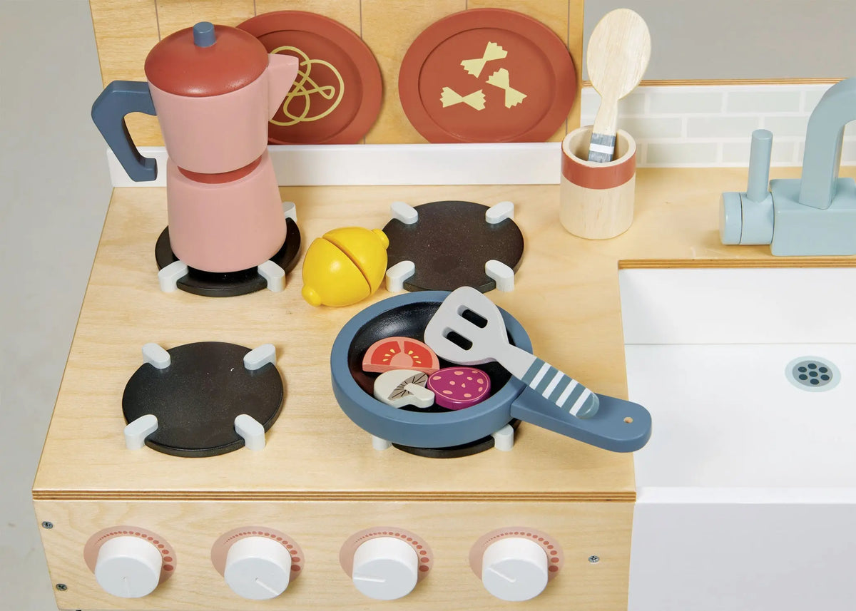 Tender Leaf La Fiamma Grand Wooden Play Kitchen