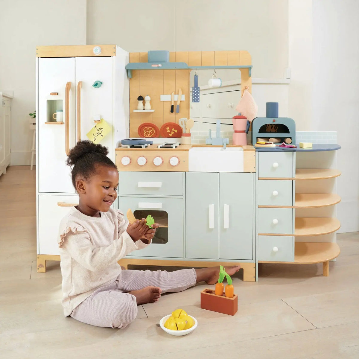 Tender Leaf La Fiamma Grand Wooden Play Kitchen
