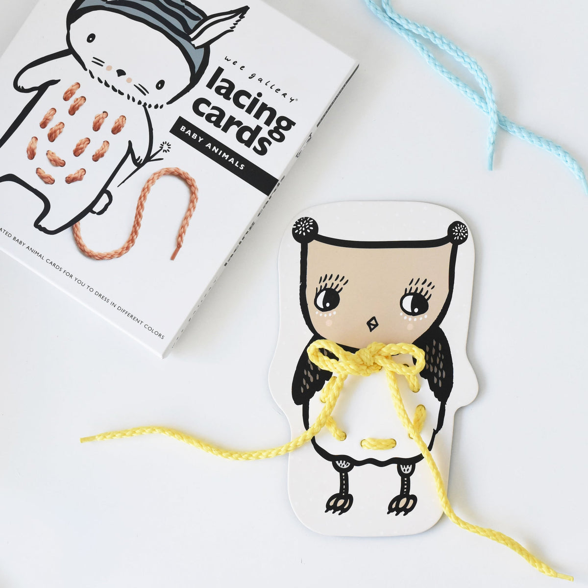Lacing Cards - Baby Animals - The Baby Penguin