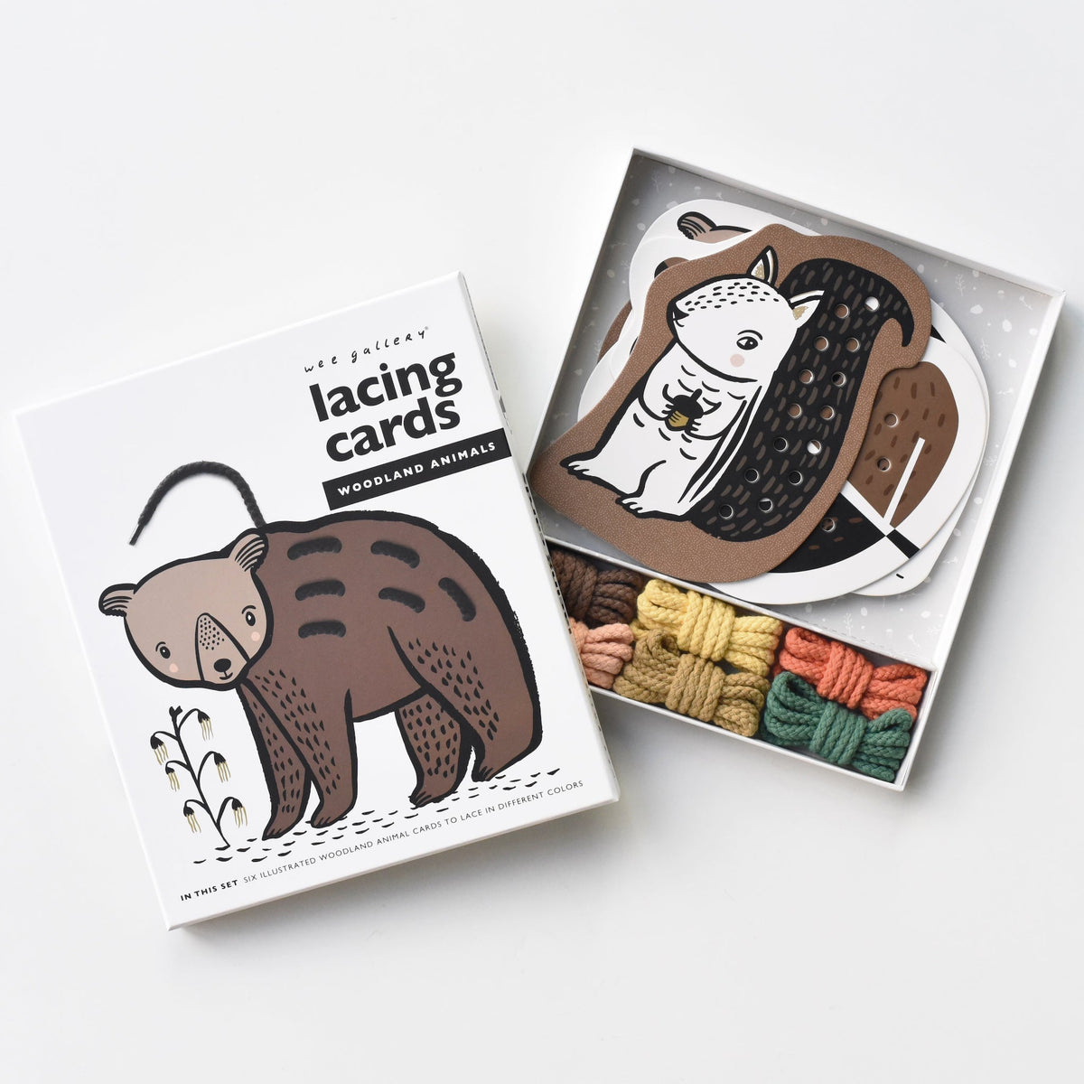 Lacing Cards - Woodland Animals - The Baby Penguin