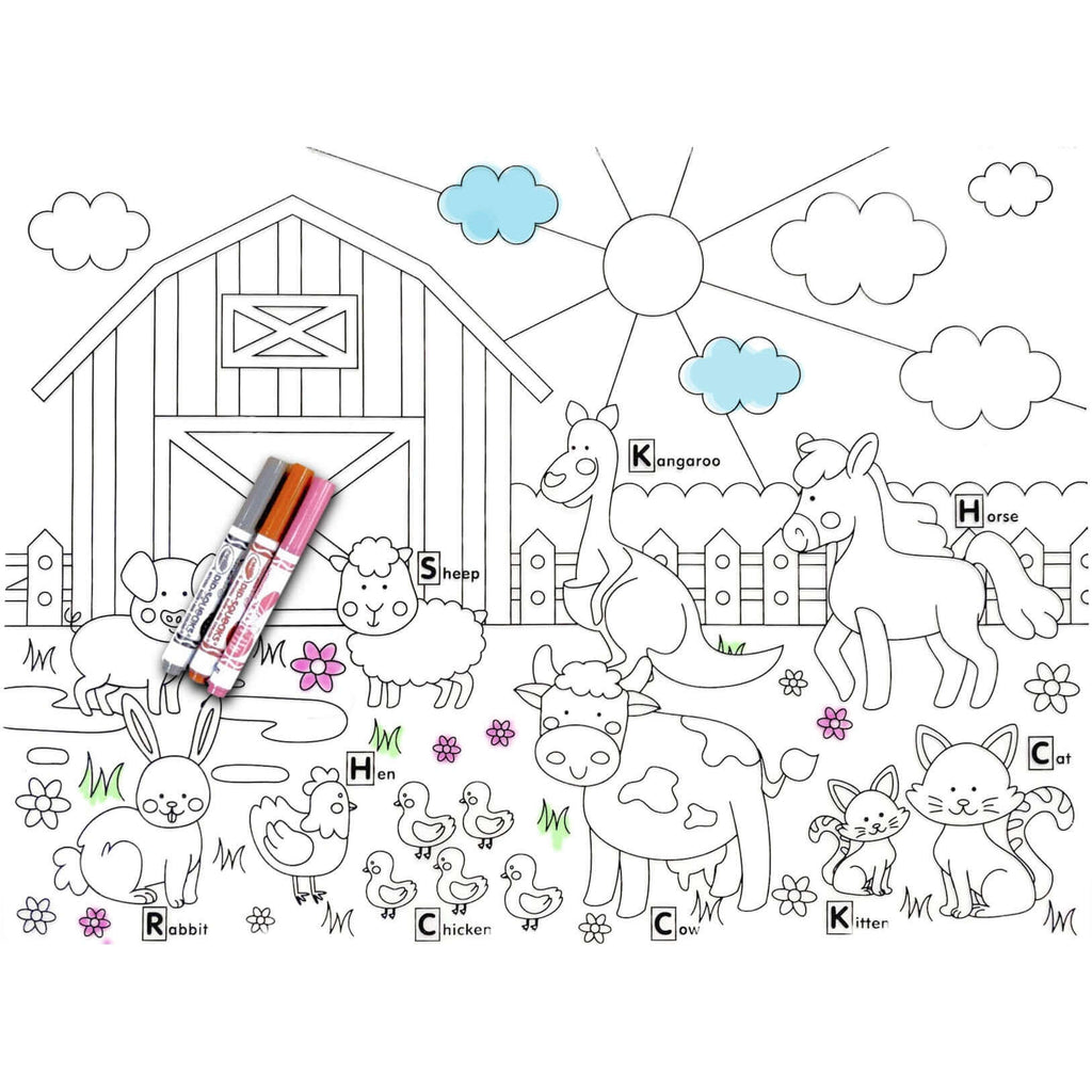 Large Silicone Creativity Mat - The Baby Penguin