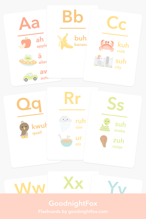 Letter Sounds Phonics Flashcards - The Baby Penguin