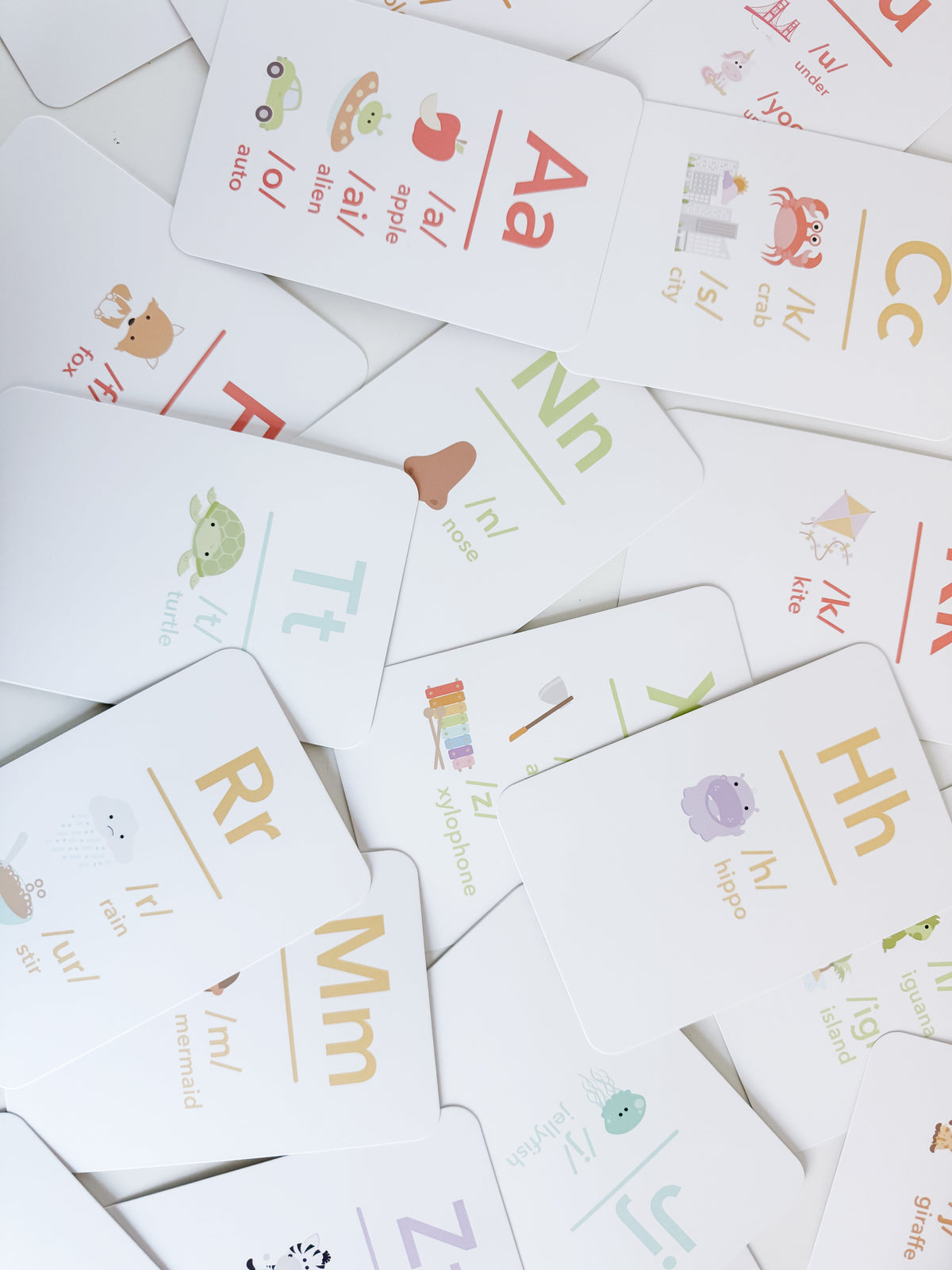 Letter Sounds Phonics Flashcards - The Baby Penguin