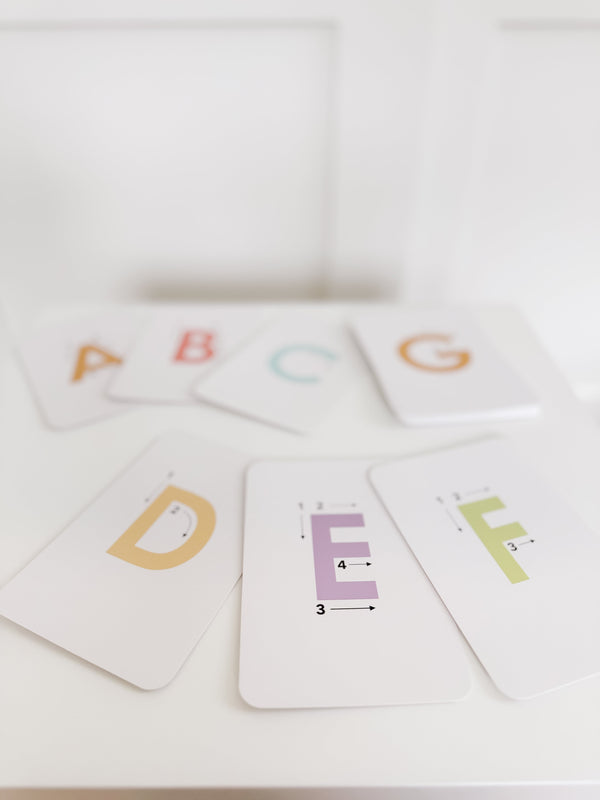Letter Tracing Flashcards - The Baby Penguin