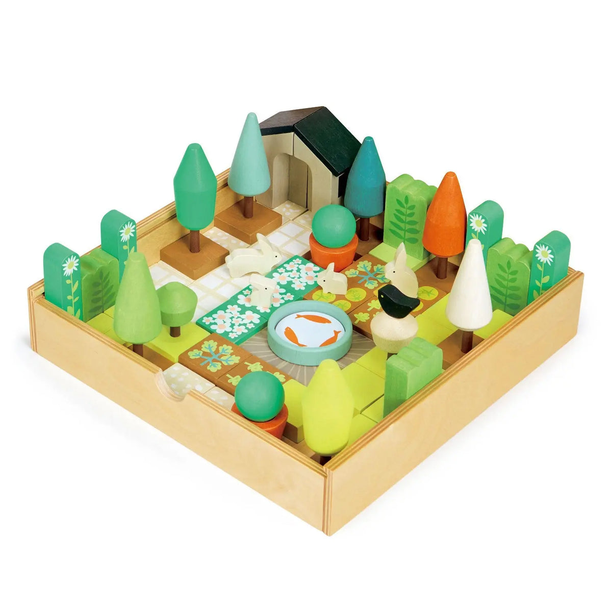 Tender Leaf Little Garden Designer Wooden Building Set
